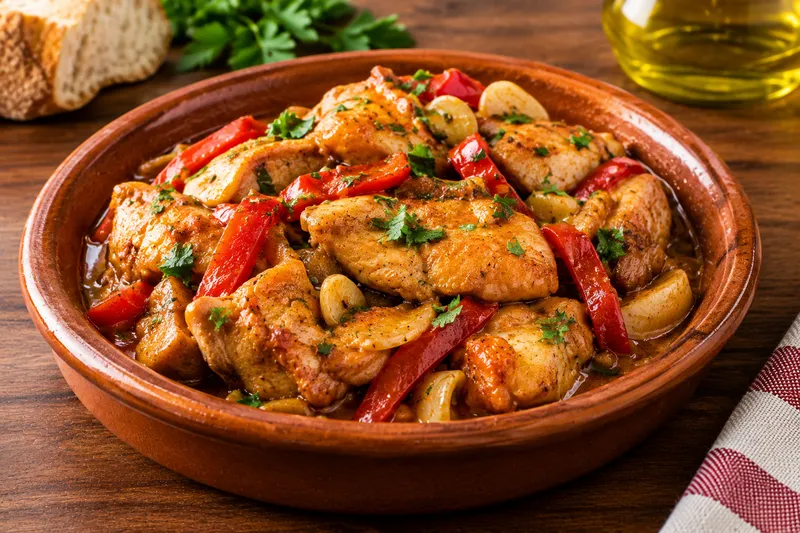 Pollo al Ajillo